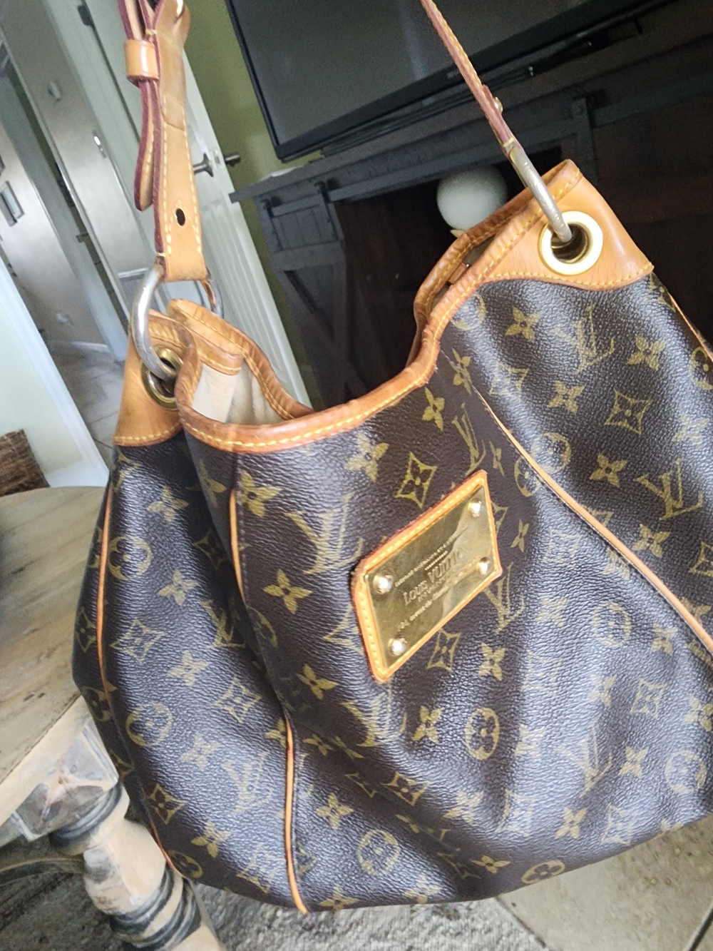 Louis Vuitton Monogram Brown Canvas Shoulder Bag